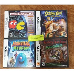 4 NINTENDO DS GAMES