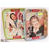 Image 1 : TWO VINTAGE COCA COLA TRAY