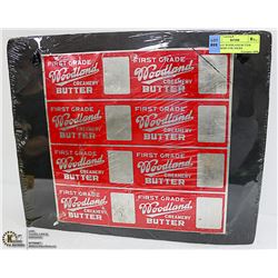 VINTAGE WOODLAND BUTTER CREAMERY FOIL PACKS