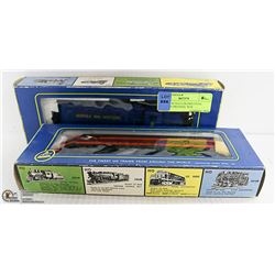 TWO HO SCALE LOCOMOTIVES STILL ON ORIGINAL BOX