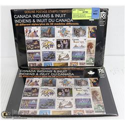 SEALED INUIT/ABORIGINAL CANADA STAMPS