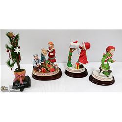 BOX OF ASSORTED FIGURINES