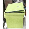Image 1 : PAIR OF LIME GREEN STORAGE CUBICLES