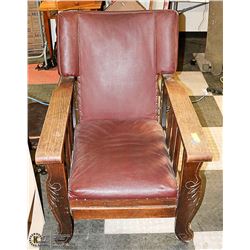ANTIQUE MORRIS RECLINING CHAIR