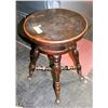 Image 1 : ANTIQUE CLAW FOOT PIANO STOOL
