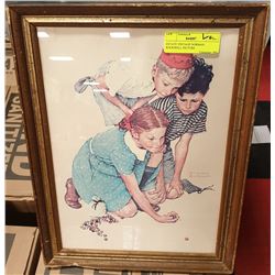 ESTATE VINTAGE NORMAN ROCKWELL PICTURE