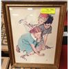ESTATE VINTAGE NORMAN ROCKWELL PICTURE