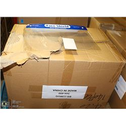 CASE OF 140 SPLASH PROCTECTION FACE SHIELDS