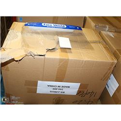 CASE OF 140 SPLASH PROCTECTION FACE SHIELDS