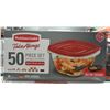 50PCS RUBBERMAID FOOD CONTAINERS