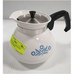 CORNINGWARE 6 CUP TEA POT- BLUE CORNFLOWER