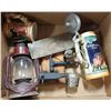 Image 1 : LARGE BOX OF ANTIQUES & COLLECTIBLES