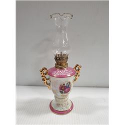 KEROSINE LAMP WITH GOLD PLATING