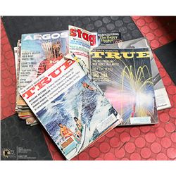 BOX OF ASSORTED VINTAGE MAGAZINES