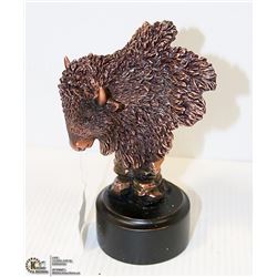 BOX WITH STONE CAST BUFFALO