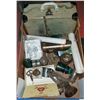 Image 1 : BOX WITH ESTATE COLLECTION OF ANTIQUE &