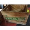 Image 1 : VINTAGE CANADA DRY WOOD CRATE CIRCA