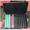 Image 1 : 480+ POKER CHIPS WITH ROLLING CASE