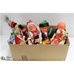 VINTAGE DOLL COLLECTION 12 DOLLS TOGETHER