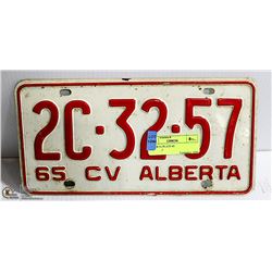 ALBERTA PLATE 65