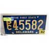 Image 1 : DELAWARE PLATE 1932