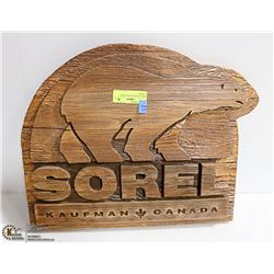 SOREL WOOD SIGN SOREL KAUFMAN CANADA