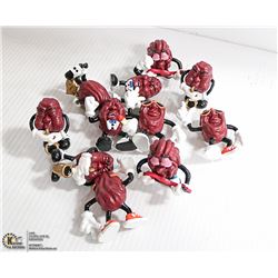 1987 CALIFORNIA RAISINS MUSICAL FIGURES- SET OF