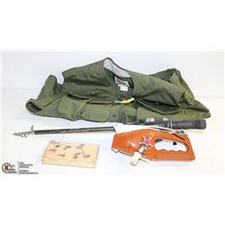 CABELLAS FISHING VEST - SIZE XL- WITH ASSORTED FLY