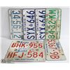 Image 1 : LICENSE PLATES- VINTAGE LOT OF ASSORTED PROVINCE