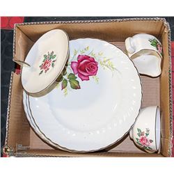 RIDGEWAY ANNIVERSARY ROSE PLATES AND MORE