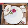 Image 1 : RIDGEWAY ANNIVERSARY ROSE PLATES AND MORE