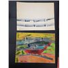 Image 1 : LOT OF 2 RONALD YORK WILSON 1907-1984 WATER COLORS
