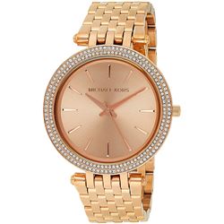NEW MICHAEL KORS 39MM DIAL CRYSTAL BEZEL MSRP $340