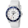 Image 1 : ARMANI EXCHANGE WHITE DIAL WHITE LEATHER STRAP