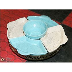 VINTAGE 1960 TURQUOISE AND BLUE CALIFORNIA