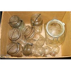 BOX OF SEAL JARS