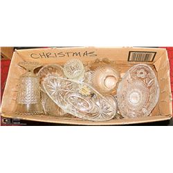 10 PIECES CRYSTAL. OLD AMERICAN PRESCUT AND MORE