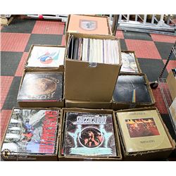 PALLET OF VARIOUS RECORDS - INCLUDING ROCK, POP,