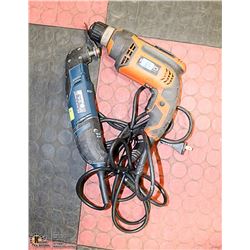 RYOBI MULTI TOOL + RIGID 3/8 DRILL (LIKE NEW)