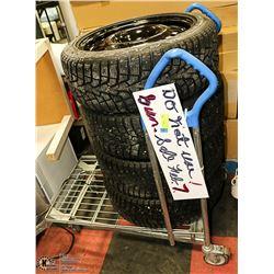 STAINLESS STEEL CART ON CASTORS - 600 LBS