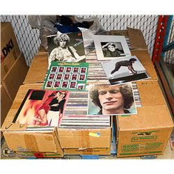 9 BOXES ASST RECORD ALBUMS