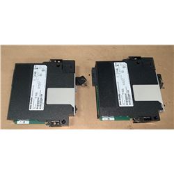 (2) - ALLEN-BRADLEY 1756-L72S LOGIX 5572S AUTOMATION CONTROLLERS