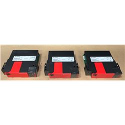 (3) - ALLEN-BRADLEY 1756-L7SP LOGIX L7SP SIL 3 PLe SAFETY PARTNER CONTROLLERS