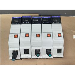 (5) - ALLEN-BRADLEY 1756-EN2T CLX HI-CAP ENET/IP MODULE  - TP
