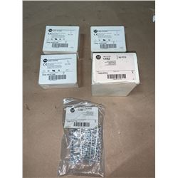 LOT OF NEW IN BOX ALLEN-BRADLEY ITEMS (SEE PICS FOR PART NUMBERS)