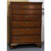 Image 1 : Six Drawer American Cherry Bracket Foot Chest