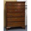 Image 2 : Six Drawer American Cherry Bracket Foot Chest