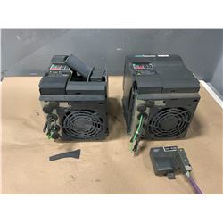 (2) - SIEMENS 6SE9221-0DC40 MICROMASTER DRIVES (FOR PARTS OR REPAIR)