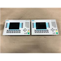 (2) SIEMENS 6AV3627-1LK00-1AX0 OPERATOR PANEL
