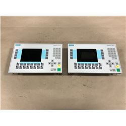 (2) SIEMENS 6AV3627-1LK00-1AX0 OPERATOR PANEL